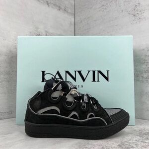 Lanvin Curb Sneakers 'Black Grey'